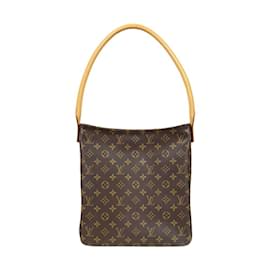 Louis Vuitton-Louis Vuitton Looping GM Monogram Shoulder Bag-Brown