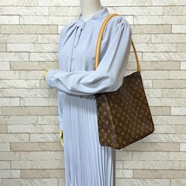 Louis Vuitton-Louis Vuitton Looping GM Monogram Shoulder Bag-Brown