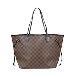 Louis Vuitton-Louis Vuitton Neverfull MM Damier Tote Bag-Brown