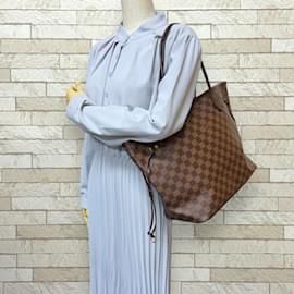 Louis Vuitton-Louis Vuitton Neverfull MM Damier Tote Bag-Brown