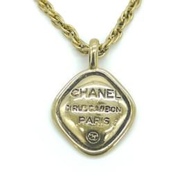 Chanel-CHANEL Cambon Line Pendant Necklace-Other