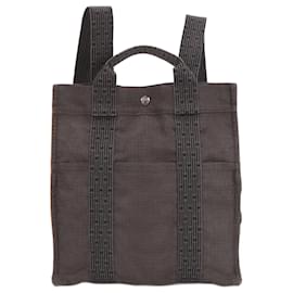 Hermès-Hermes Air Line Sac Ad MM Rucksack-Dark grey