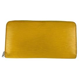 Louis Vuitton-Louis Vuitton Epi Leather Zippy Wallet M60309-Yellow