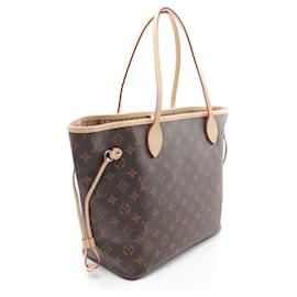 Louis Vuitton-Louis Vuitton Neverfull MM Tote Bag Monogram-Brown