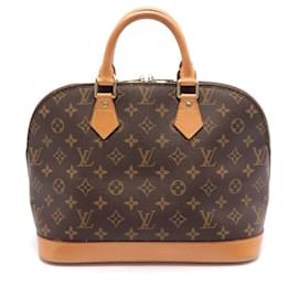 Louis Vuitton-Louis Vuitton Alma PM Handbag Monogram Brown-Brown