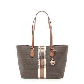 Borsa Tote Sheila Signature di Michael Kors Marrone