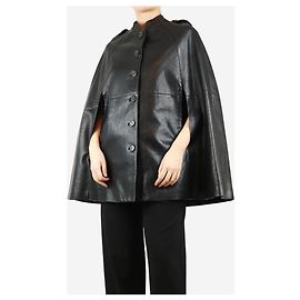 Nili Lotan Capa de cuero negro - talla Única Negro