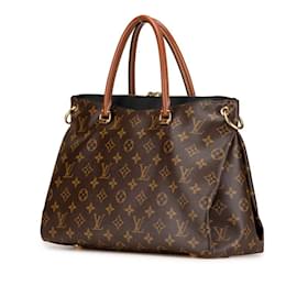 Louis Vuitton-Louis Vuitton Monogram Pallas Handbag-Brown,Black