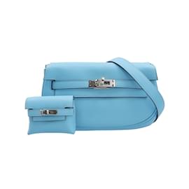 Hermès-Hermes Kelly Move Shoulder Bag-Blue