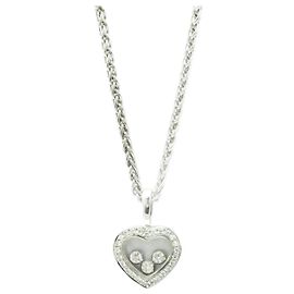 Colar Pendente Coração Happy Diamond da Chopard Prata
