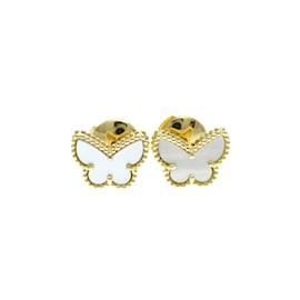 Van Cleef & Arpels-Boucles d'oreilles Papillon Sweet Alhambra de Van Cleef & Arpels-Doré