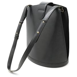 Louis Vuitton-Sac à épaule Cluny Epi Louis Vuitton Noir-Noir