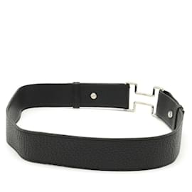 Hermès-Hermes Tonight Belt Black Leather-Black