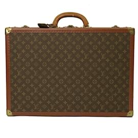 Louis Vuitton-Louis Vuitton Monogram Alzer 60 Trunk-Brown