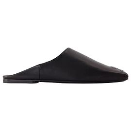 Mule Heritage Shadow - Courreges - Pelle - Nero Nero
