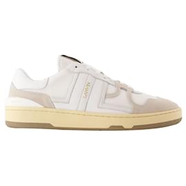 Lanvin-Clay Sneakers - Lanvin - Leather - White-White
