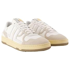 Lanvin-Clay Sneakers - Lanvin - Leather - White-White
