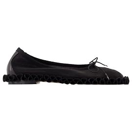 Ballerines à volants Tutu - Simone Rocha - Maille - Noir Noir