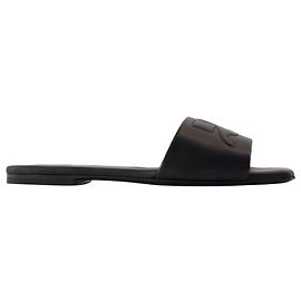 Sandali Heritage Shadow - Courreges - Pelle - Nero Nero