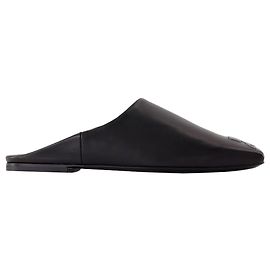 Mule Heritage Shadow - Courreges - Pelle - Nero Nero