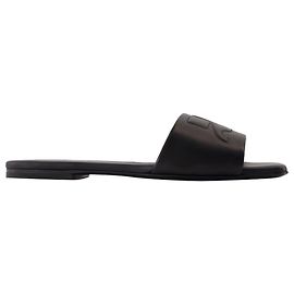 Sandalias Heritage Shadow - Courreges - Cuero - Negro Negro