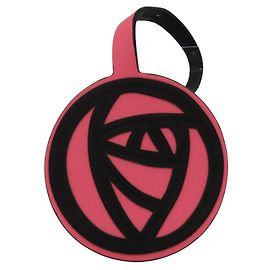 Loewe Pink Leather Rose Bag Charm Pink