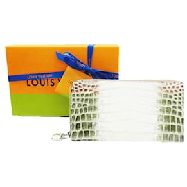 Louis Vuitton-Louis Vuitton Exotic Crocodile Zippy Wallet-Silvery