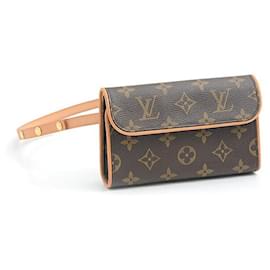 Louis Vuitton-Louis Vuitton Pochette Florentine Monogram Belt Bag-Brown