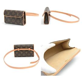 Louis Vuitton-Louis Vuitton Pochette Florentine Monogram Belt Bag-Brown