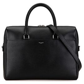 Yves Saint Laurent Saint Laurent Leather Business Bag 2WAY Black