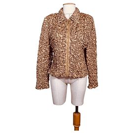 Autre Marque Veste zippée Christian Berg Jaune Dorée Polyester Doré Autre Jaune