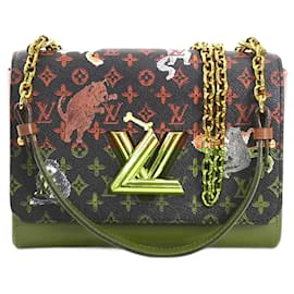 Louis Vuitton-Louis Vuitton Catgram Twist MM Shoulder Bag-Brown