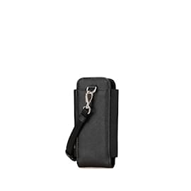 Prada-Prada Triangle Plate Smartphone Case-Black