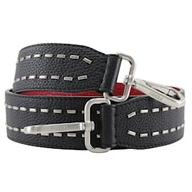 Fendi-Fendi Selleria Shoulder Bag-Black,Red