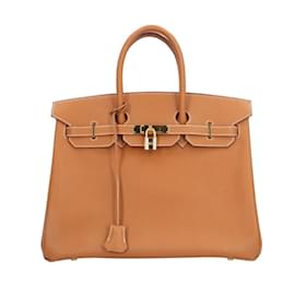 Hermès-Hermes Birkin 35 Handbag-Brown