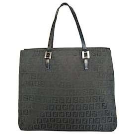 Fendi-Fendi Zucchino Handbag-Black