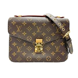 Louis Vuitton-Louis Vuitton Monogram Pochette Metis MM Shoulder Bag-Brown