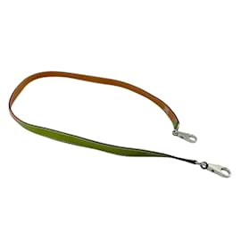 Hermès-Hermes Swift Leather Shoulder Strap-Brown,Golden