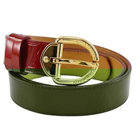 Louis Vuitton-Louis Vuitton Santur Belt-Red