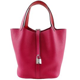 Hermès Bolsa Hermes Picotin Lock MM Rosa