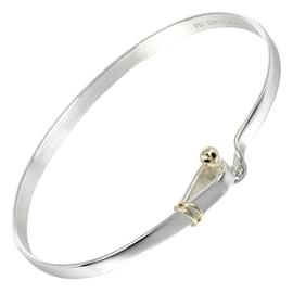 Tiffany & Co-Pulseira charm Love Knot da Tiffany & Co.-Prata,Dourado