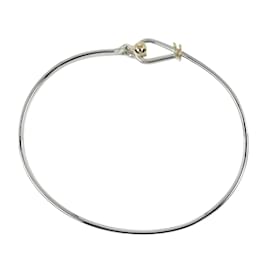 Tiffany & Co-Pulseira charm Love Knot da Tiffany & Co.-Prata,Dourado