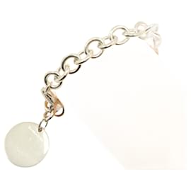 Tiffany & Co-Tiffany & Co. Retorno à Pulseira Tag Oval-Prata