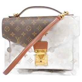 Louis Vuitton-Louis Vuitton Monogram Monceau Handbag-Brown