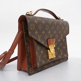 Louis Vuitton-Louis Vuitton Monogram Monceau Handbag-Brown