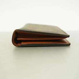 Louis Vuitton-Louis Vuitton Long Wallet Monogram Portefeuille Brazza-Brown