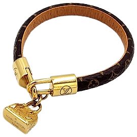 Bracelet charm Louis Vuitton Alma M6220 Marron Monogramme
