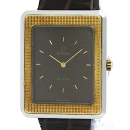 Omega-Vintage Omega De Ville Gold Plated Steel Hand-Winding Men's Watch-Other