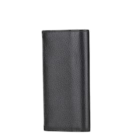 Gucci-Gucci Interlocking G Bi-color Bi-fold Wallet-Black,Navy blue
