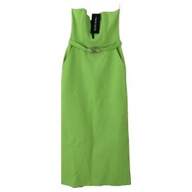 Autre Marque Vestido David Koma de viscose verde Verde